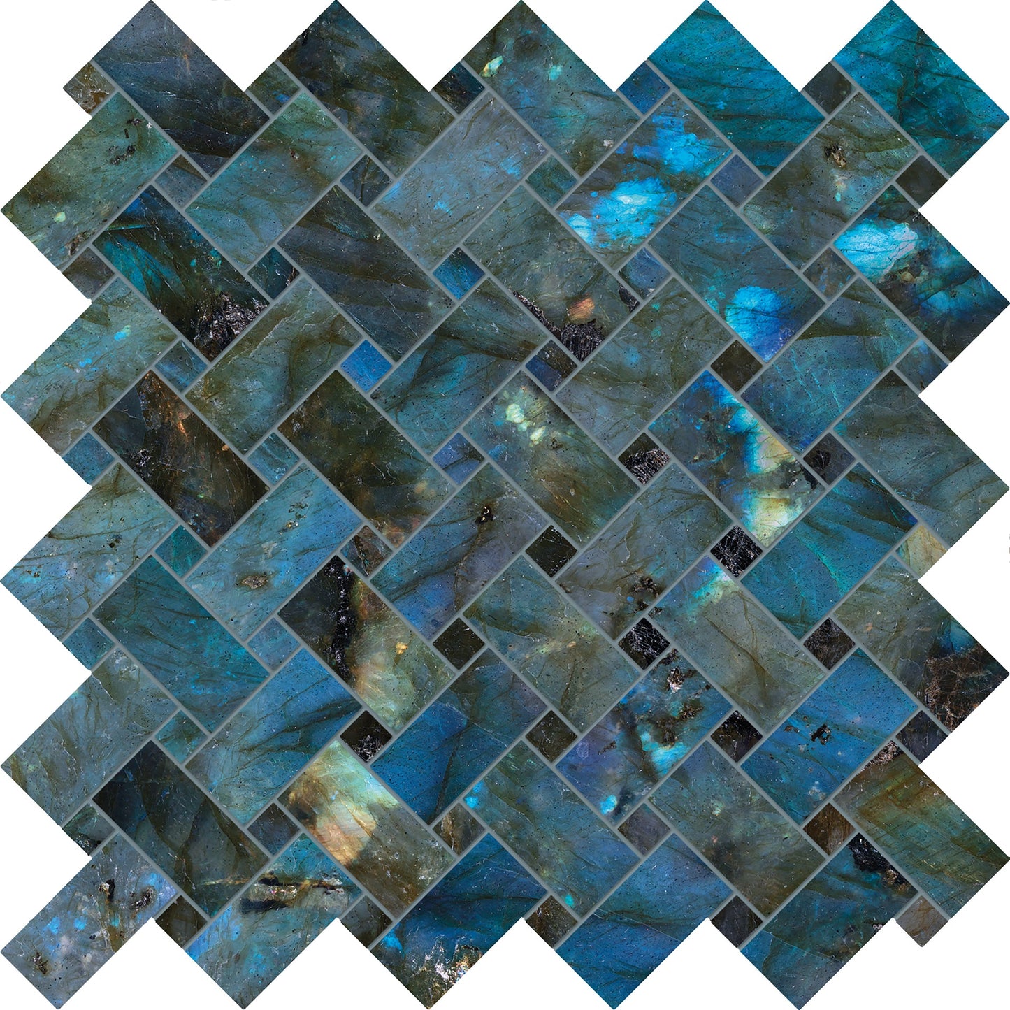 Emilceramica Tele di Marmo Lumia Labradorite Full Lappato Intrecci 30x30 - Gres Porcellanato di Emilceramica - Prezzo solo €60.35! Compra ora su CEGO CERAMICHE