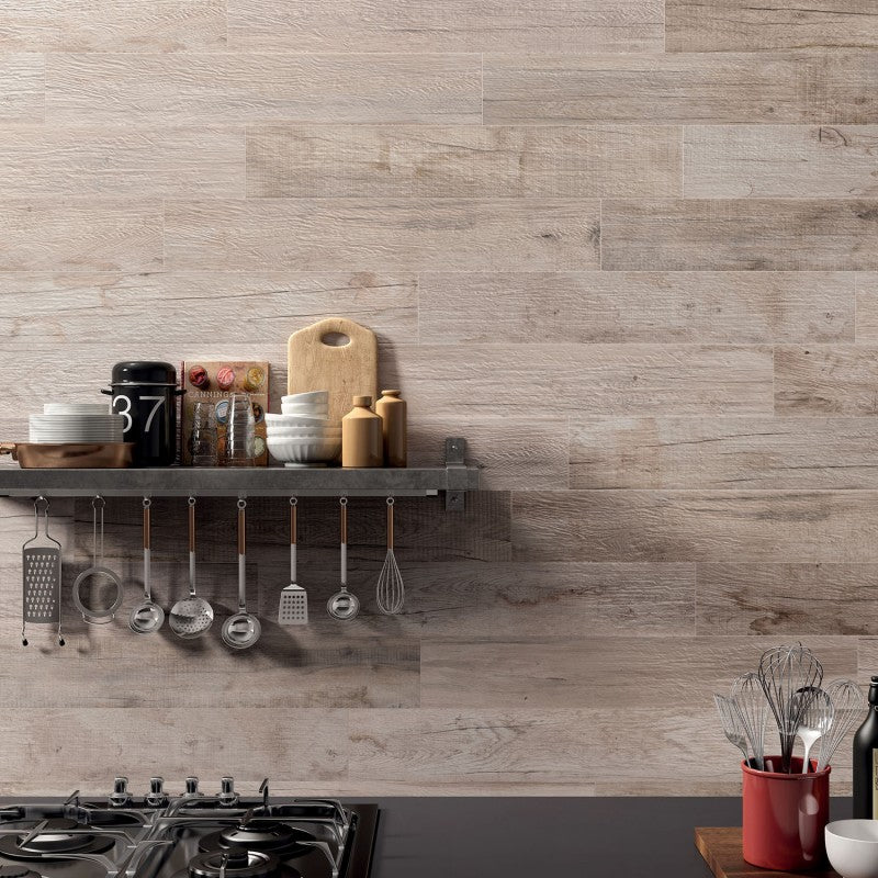 Dolphin Milk 20x120 naturale - Gres Porcellanato di ABK - Prezzo solo €40.33! Compra ora su CEGO CERAMICHE
