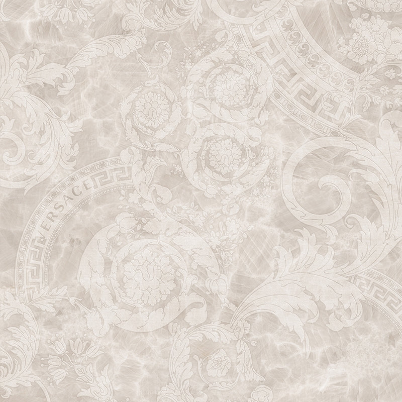 Versace Meteorite Megabarocco Bianco 60x60 Naturale