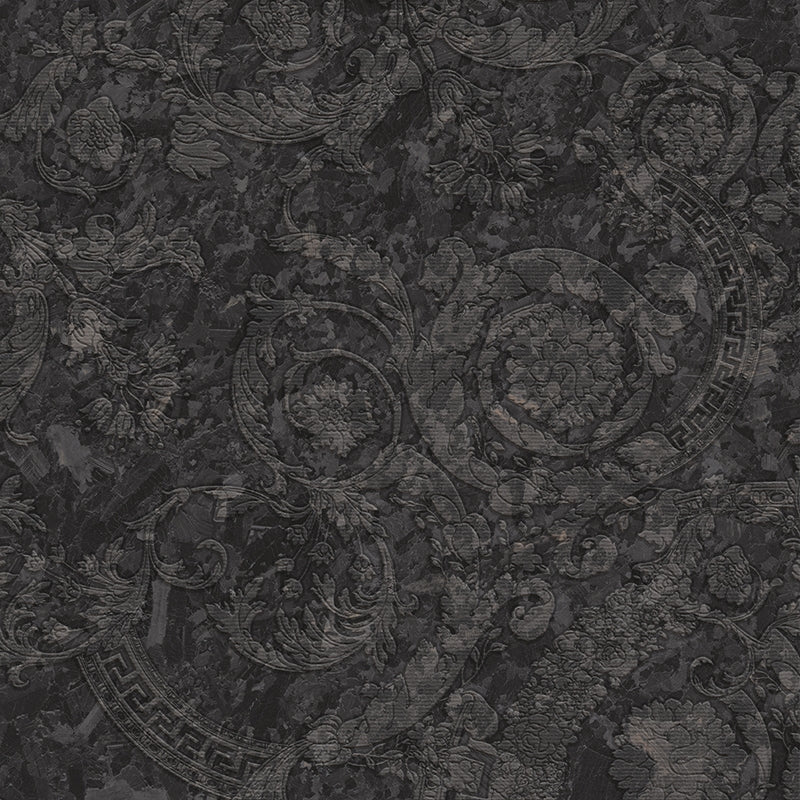 Versace Meteorite Megabarocco Nero 60x60 Naturale