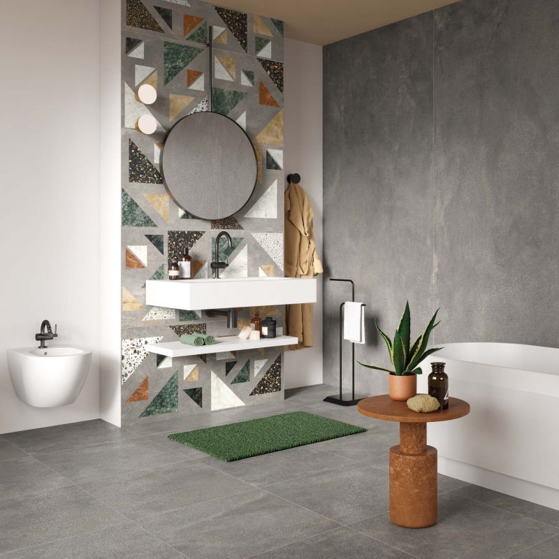 Blend Concrete Grey 120x120 Naturale - Gres Porcellanato di ABK - Prezzo solo €119.47! Compra ora su CEGO CERAMICHE