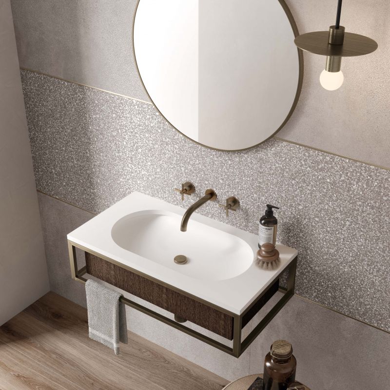 Blend Dots Grey 60x120 Naturale - Gres Porcellanato di ABK - Prezzo solo €47.16! Compra ora su CEGO CERAMICHE