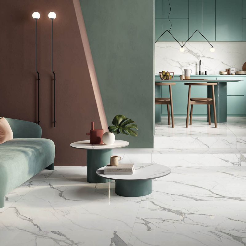 Sensi Signoria Statuario Light 120x120 Antique 3D - Gres Porcellanato di ABK - Prezzo solo €173.56! Compra ora su CEGO CERAMICHE