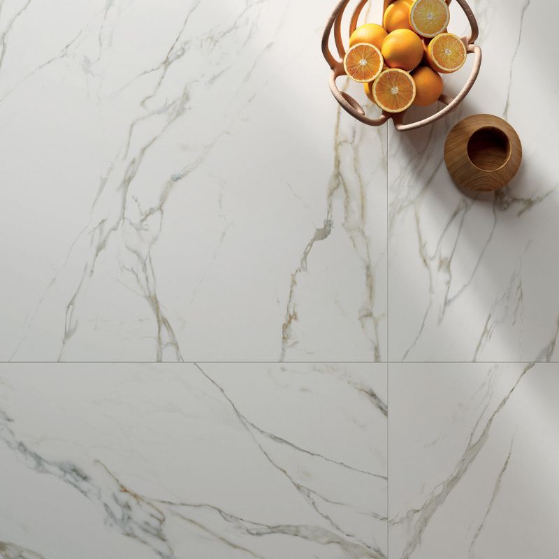Sensi Signoria Calacatta Michelangelo 120x120 Antique 3D - Gres Porcellanato di ABK - Prezzo solo €173.56! Compra ora su CEGO CERAMICHE
