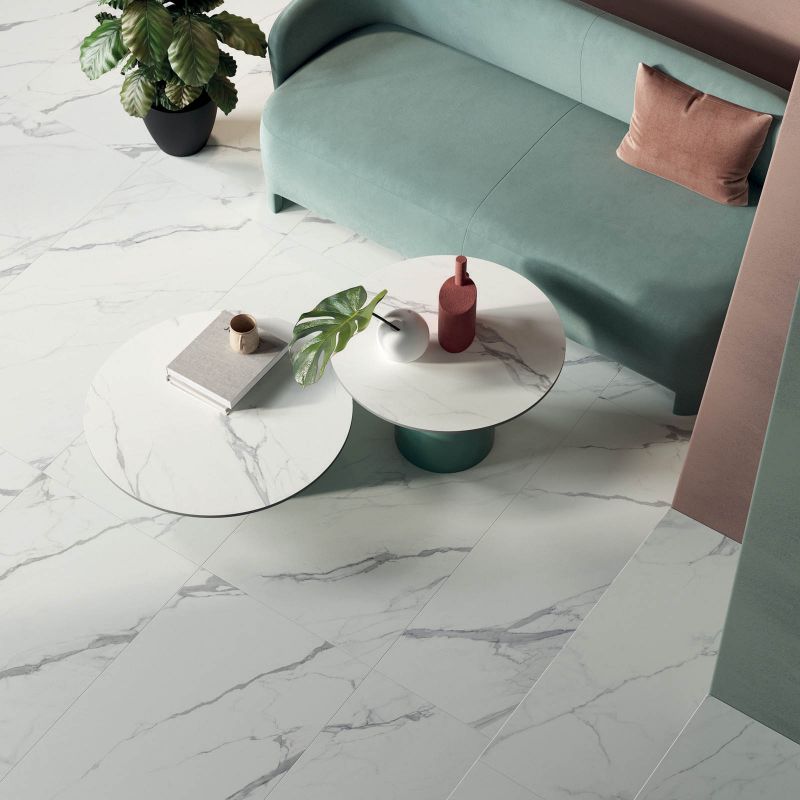 Sensi Signoria Statuario Light 120x120 Antique 3D - Gres Porcellanato di ABK - Prezzo solo €173.56! Compra ora su CEGO CERAMICHE
