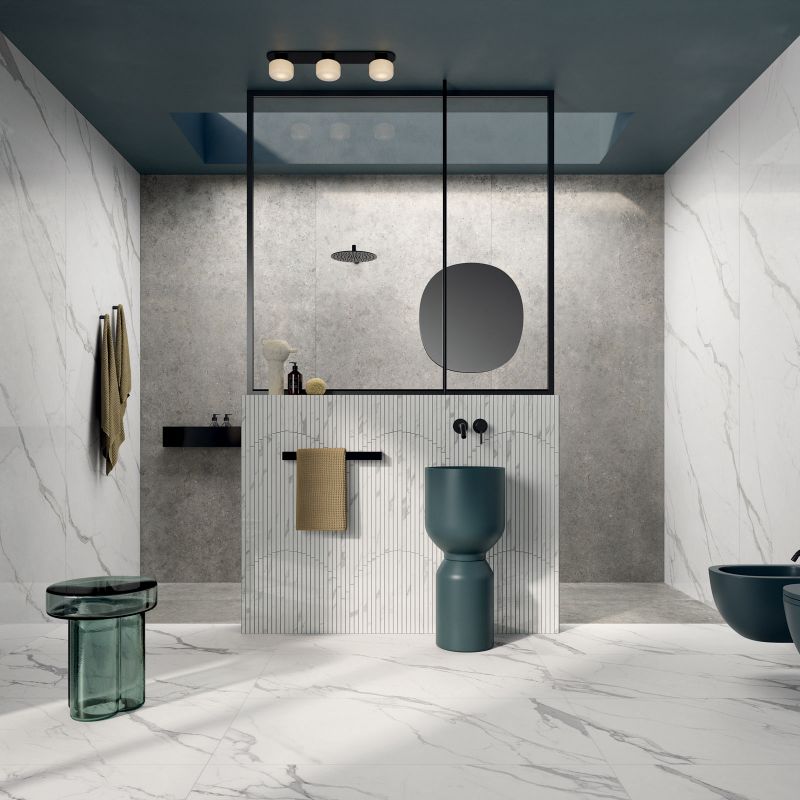 Sensi Signoria Statuario Light 120x120 Antique 3D - Gres Porcellanato di ABK - Prezzo solo €173.56! Compra ora su CEGO CERAMICHE