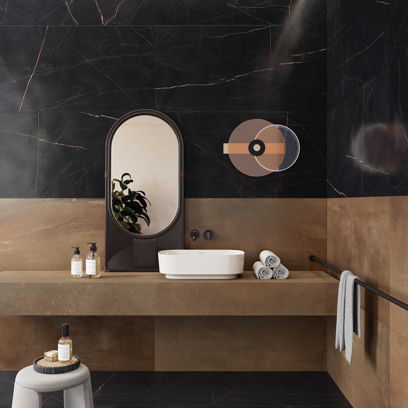 Sensi 900 Precious Black 120x120 ant.3D - Gres Porcellanato di ABK - Prezzo solo €173.56! Compra ora su CEGO CERAMICHE