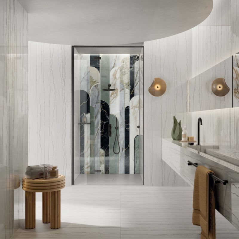 Sensi Nuance White Macaubas 120x120 LUX 3D - Gres Porcellanato di ABK - Prezzo solo €173.56! Compra ora su CEGO CERAMICHE