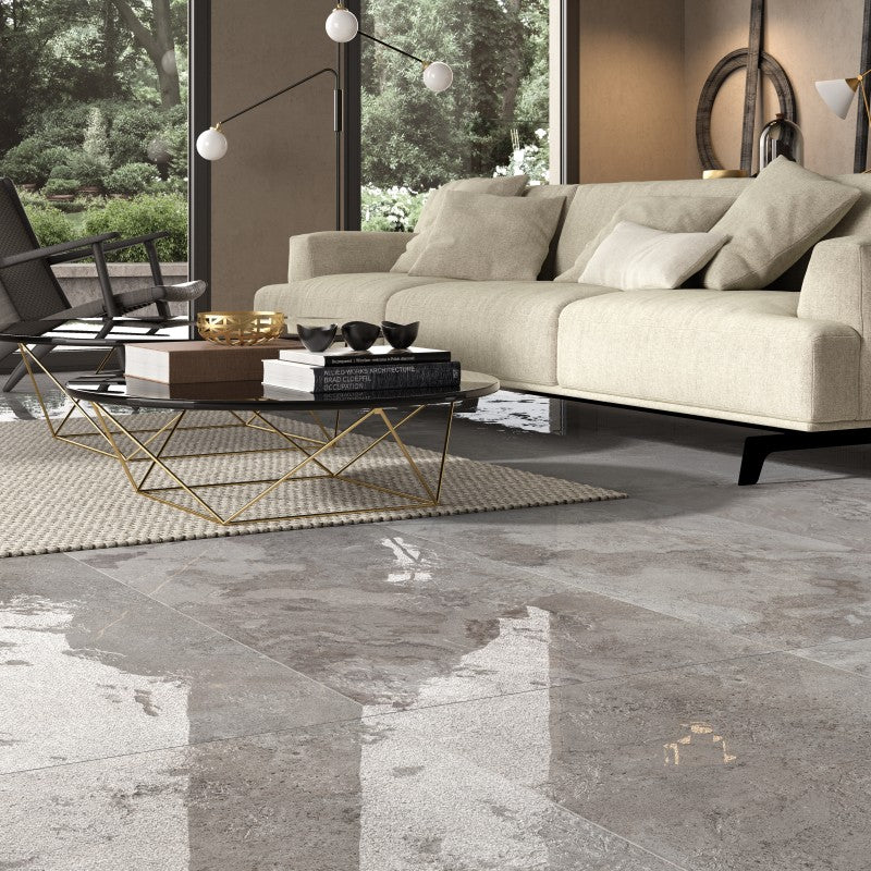 Alpes Raw Lead 60x120 Naturale - Gres Porcellanato di ABK - Prezzo solo €45.39! Compra ora su CEGO CERAMICHE