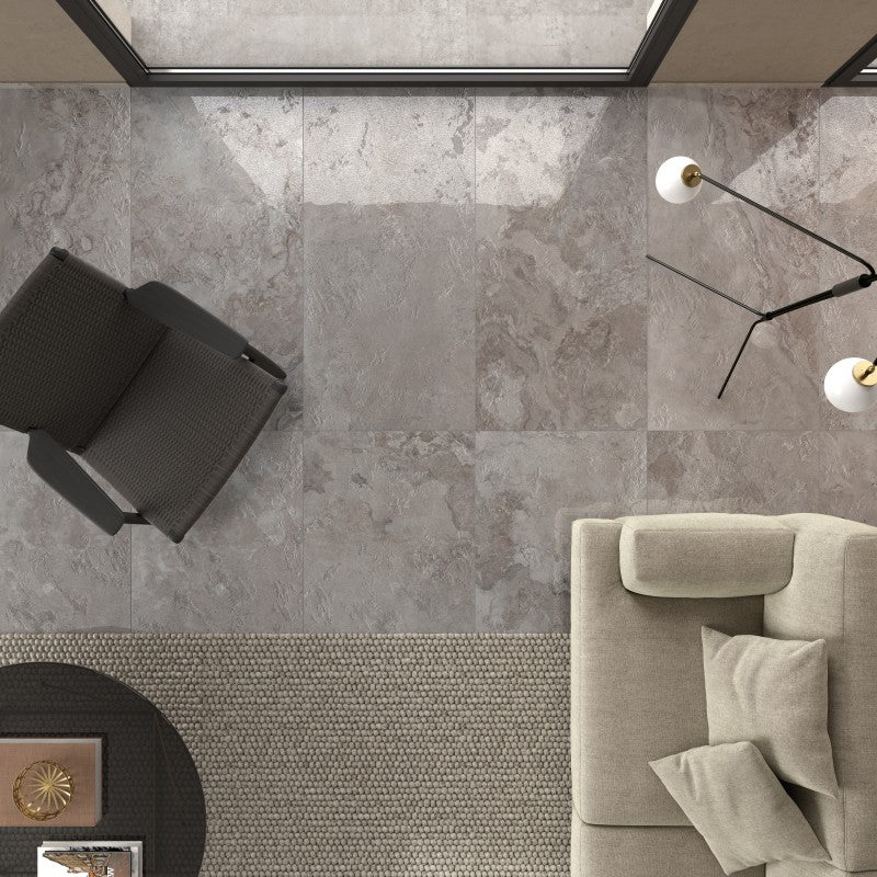 Alpes Raw Lead 60x120 Naturale - Gres Porcellanato di ABK - Prezzo solo €45.39! Compra ora su CEGO CERAMICHE