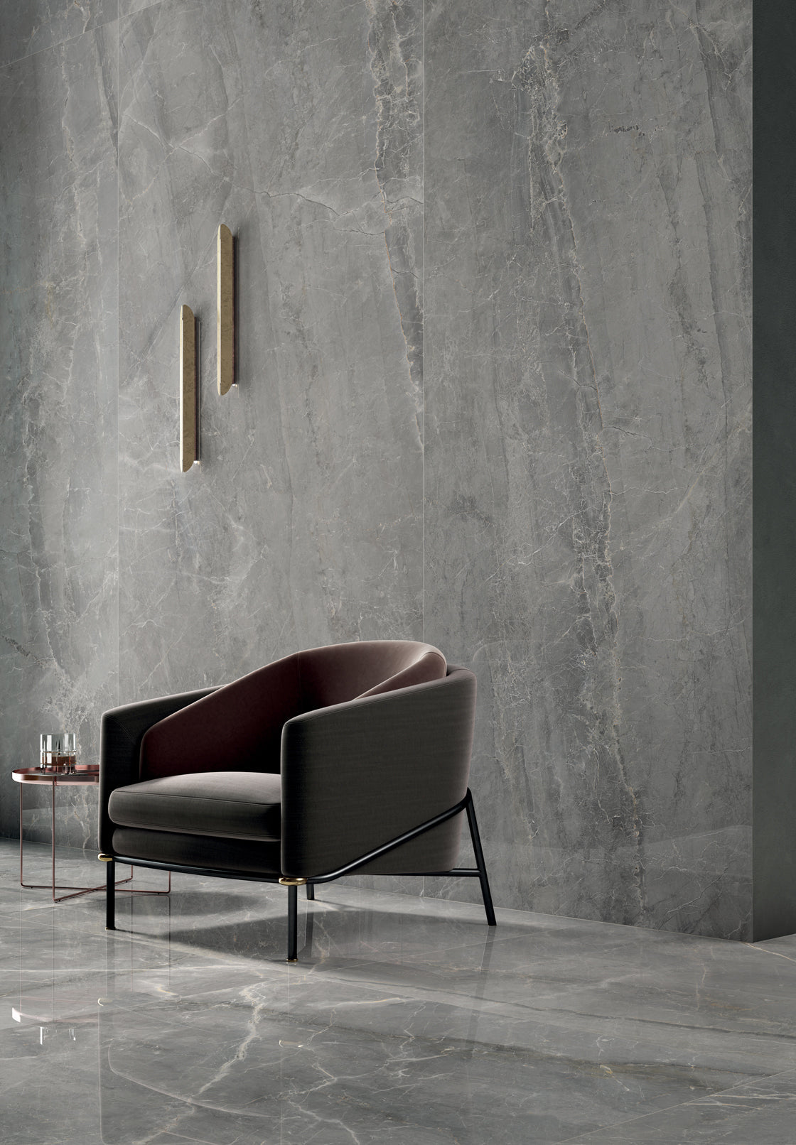 Noblesse Slimtech Grey Marble 120x120 6 plus Levigato - Gres Porcellanato di Lea Ceramiche - Prezzo solo €211.80! Compra ora su CEGO CERAMICHE