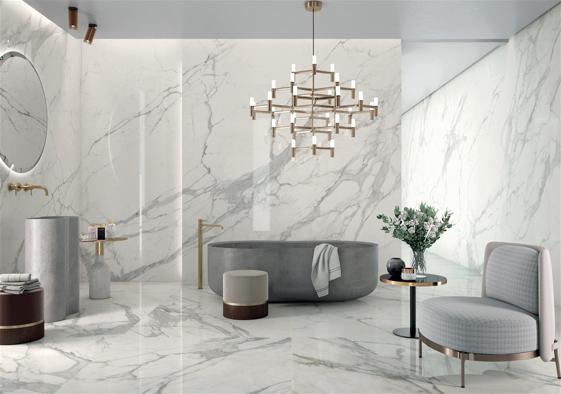 Noblesse Slimtech Pure Statuario 120x120 6 plus Levigato - Gres Porcellanato di Lea Ceramiche - Prezzo solo €211.80! Compra ora su CEGO CERAMICHE