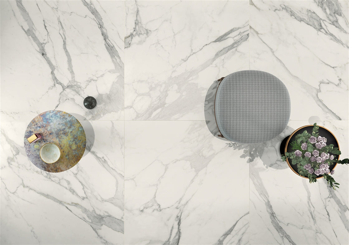Noblesse Slimtech Pure Statuario 120x120 6 plus Levigato - Gres Porcellanato di Lea Ceramiche - Prezzo solo €211.80! Compra ora su CEGO CERAMICHE