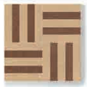 Sensi Terre Rosato Amaranto Intreccio 30x30 Matt - Gres Porcellanato di Florim - Prezzo solo €143.50! Compra ora su CEGO CERAMICHE