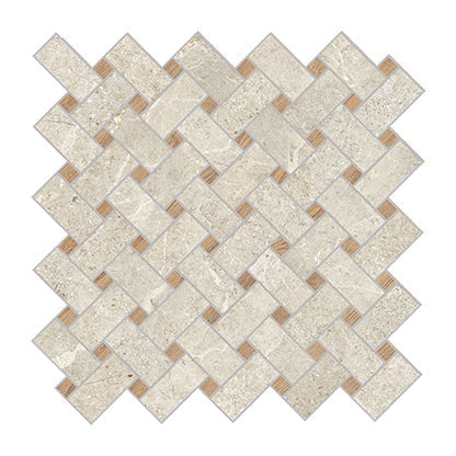 Noble Stone White Basket 29,7x29,7 - Gres Porcellanato di LA FABBRICA AVA - Prezzo solo €83! Compra ora su CEGO CERAMICHE
