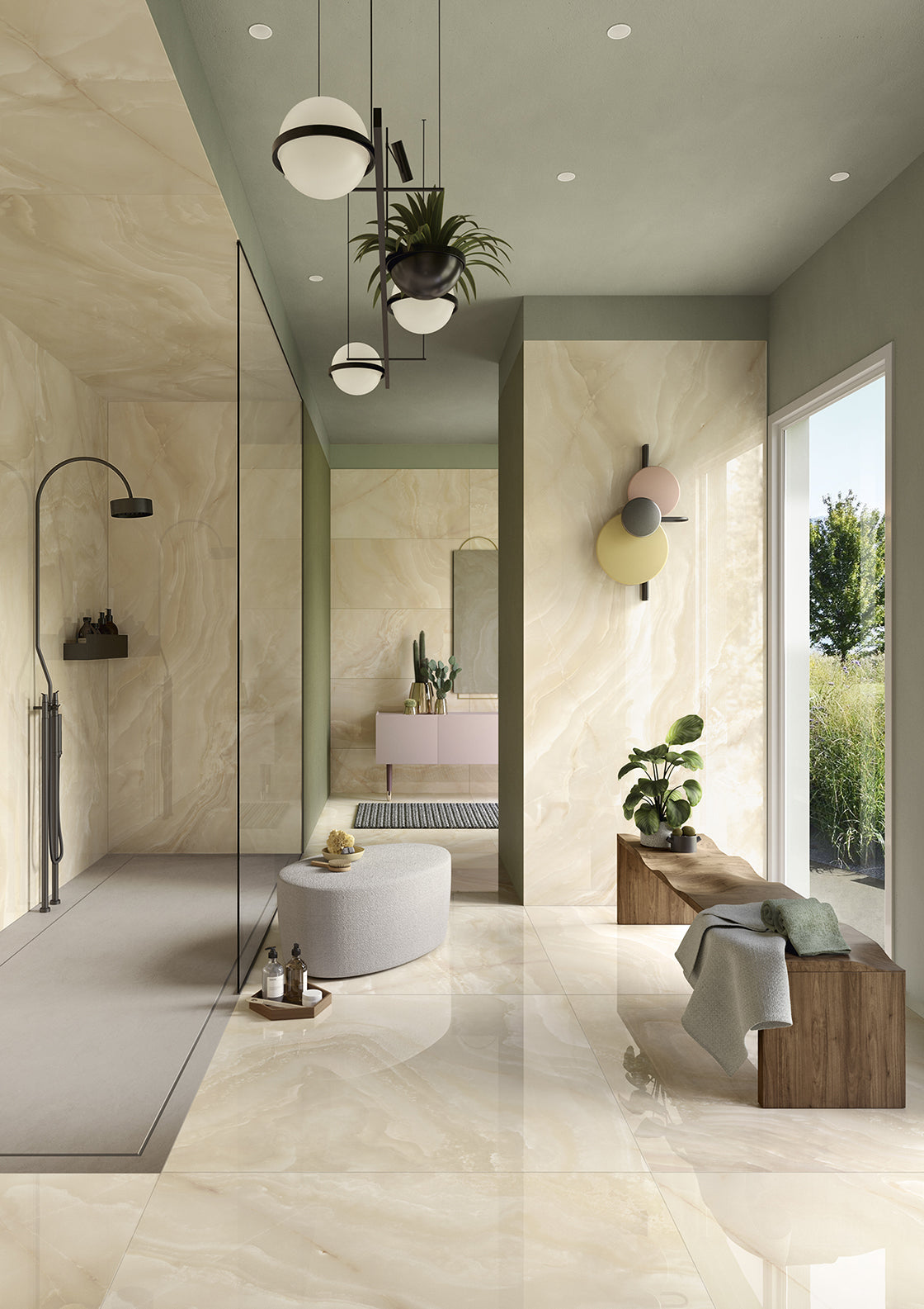 Noblesse Slimtech Onyx Oyster 120x120 6 plus Levigato - Gres Porcellanato di Lea Ceramiche - Prezzo solo €211.80! Compra ora su CEGO CERAMICHE