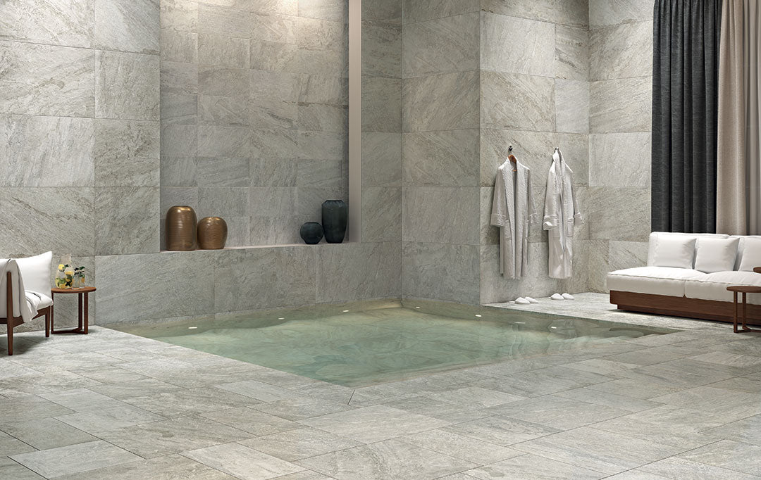 Quartz Silver 60x60 Grip - Gres Porcellanato di Castelvetro - Prezzo solo €30.83! Compra ora su CEGO CERAMICHE