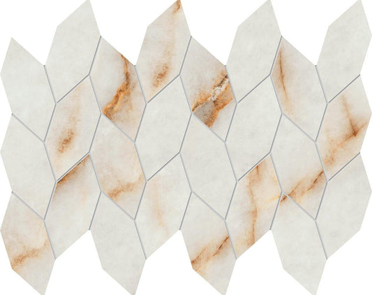 Marvel Diva Ice Crystal Mosaico Twist Lapp. 27,6x35 - Gres Porcellanato di Atlas Concorde - Prezzo solo €154.75! Compra ora su CEGO CERAMICHE