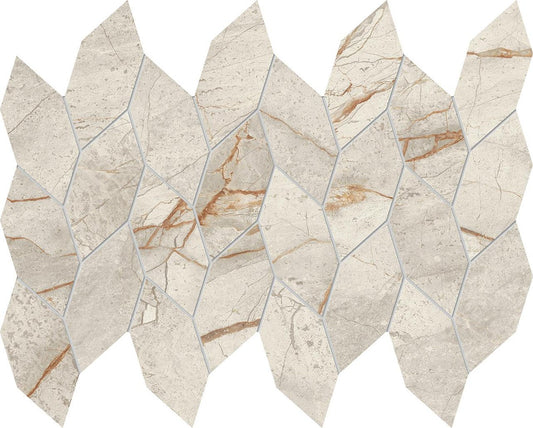 Marvel Diva White Everest Mosaico Twist Lapp. 27,6x35 - Gres Porcellanato di Atlas Concorde - Prezzo solo €154.75! Compra ora su CEGO CERAMICHE