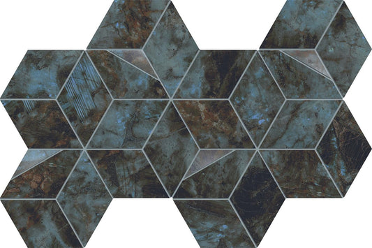 Marvel Diva Baobab Mosaico Hex Lapp. 40,3x23,3 - Gres Porcellanato di Atlas Concorde - Prezzo solo €171.21! Compra ora su CEGO CERAMICHE