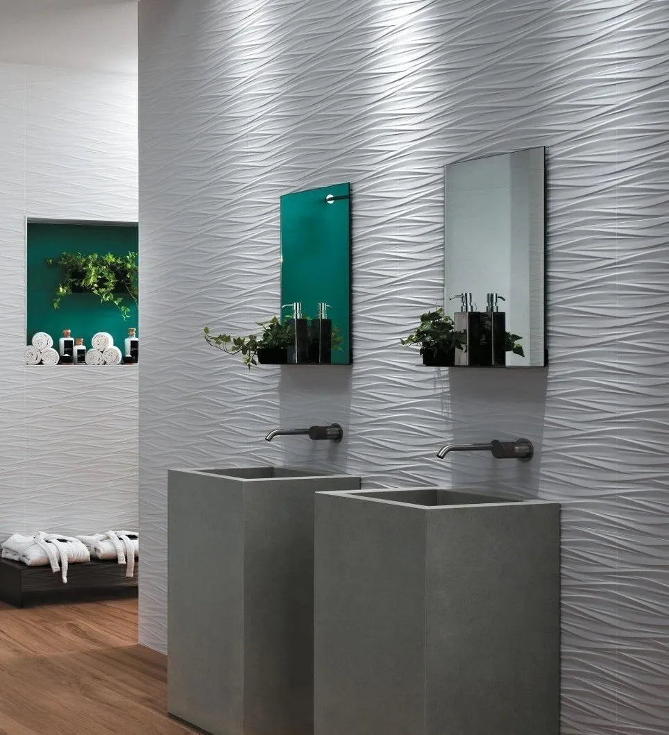 3D Wind White Matt 40x80 - Pasta Bianca di Atlas Concorde - Prezzo solo €45.25! Compra ora su CEGO CERAMICHE