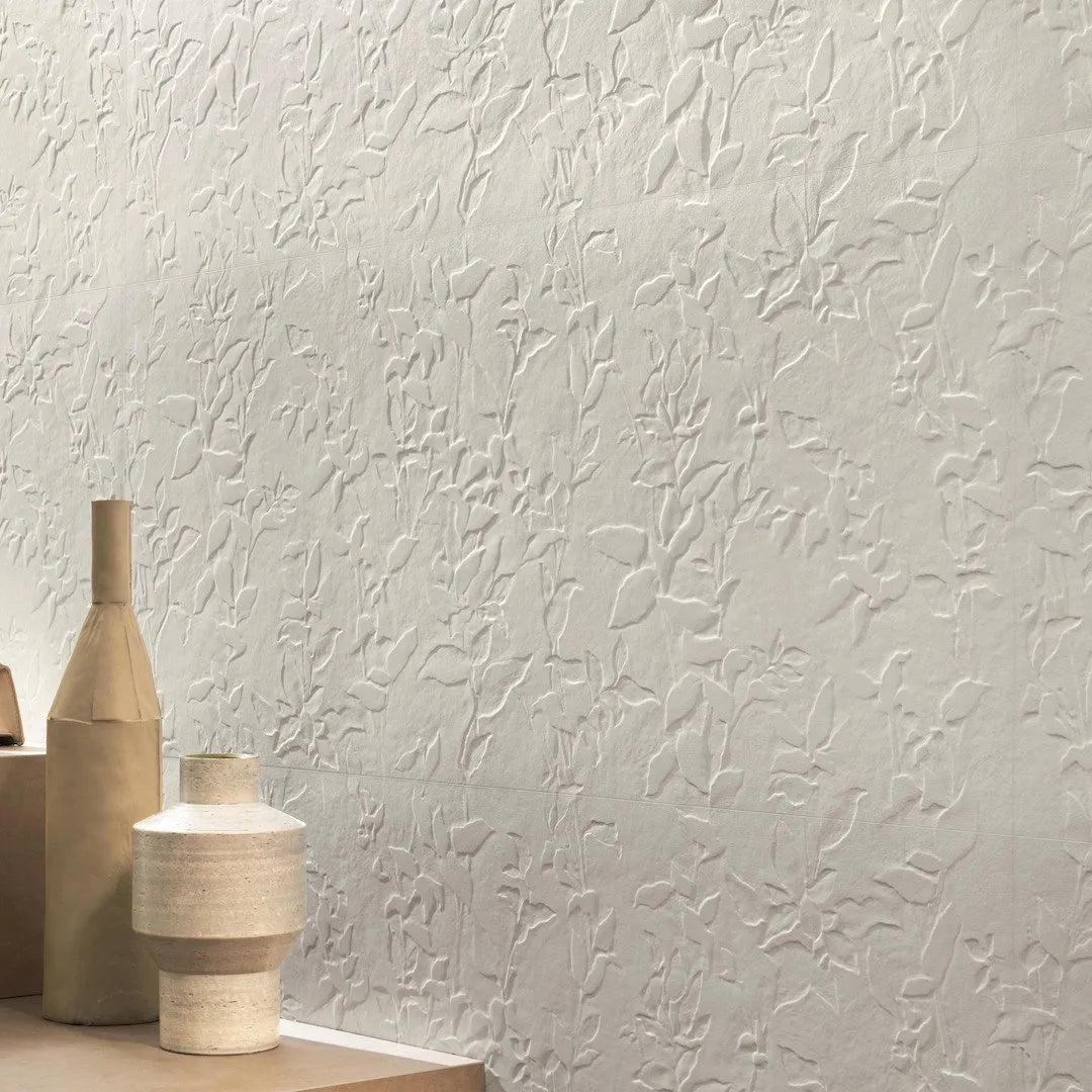 3D Wall Plaster Jasmine White 50x120 - Pasta Bianca di Atlas Concorde - Prezzo solo €85.05! Compra ora su CEGO CERAMICHE