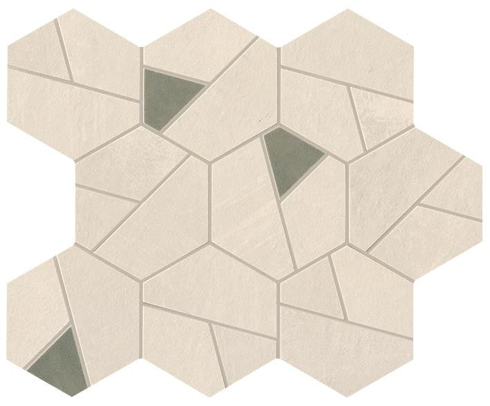 Boost Pro Ivory Mosaico Hex Olive 25x28,5 - Gres Porcellanato di Atlas Concorde - Prezzo solo €119! Compra ora su CEGO CERAMICHE