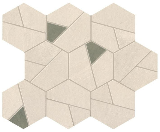 Boost Pro Ivory Mosaico Hex Olive 25x28,5 - Gres Porcellanato di Atlas Concorde - Prezzo solo €119! Compra ora su CEGO CERAMICHE