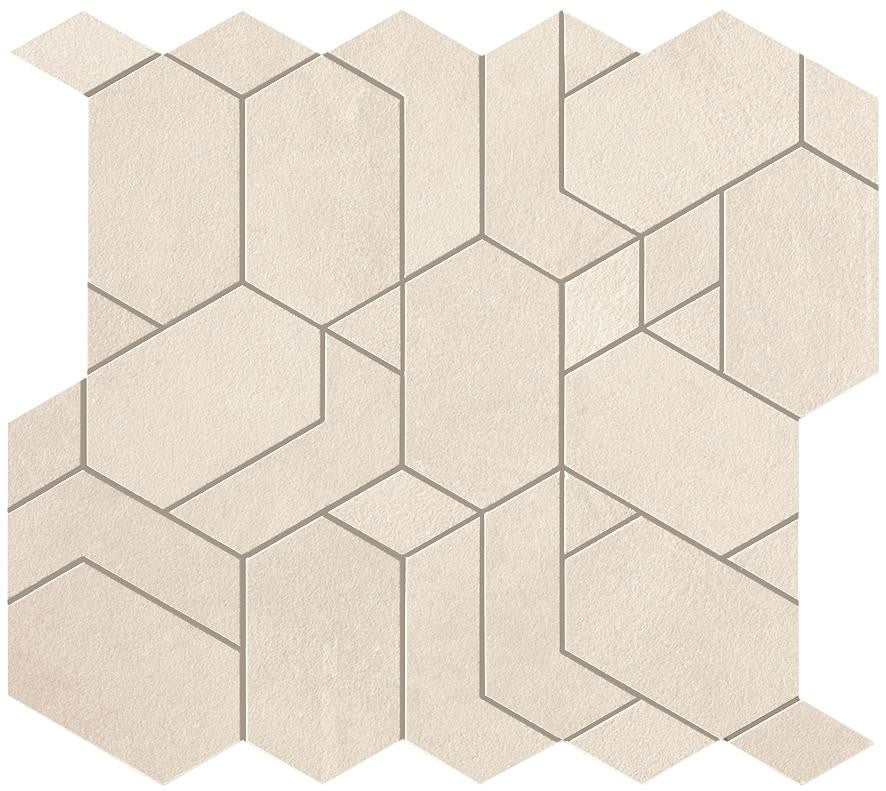 Boost Pro Ivory Mosaico Shapes 31x33,5 - Gres Porcellanato di Atlas Concorde - Prezzo solo €149! Compra ora su CEGO CERAMICHE