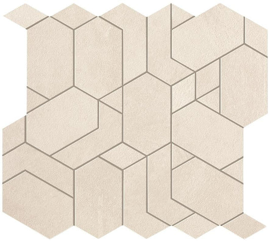 Boost Pro Ivory Mosaico Shapes 31x33,5 - Gres Porcellanato di Atlas Concorde - Prezzo solo €149! Compra ora su CEGO CERAMICHE
