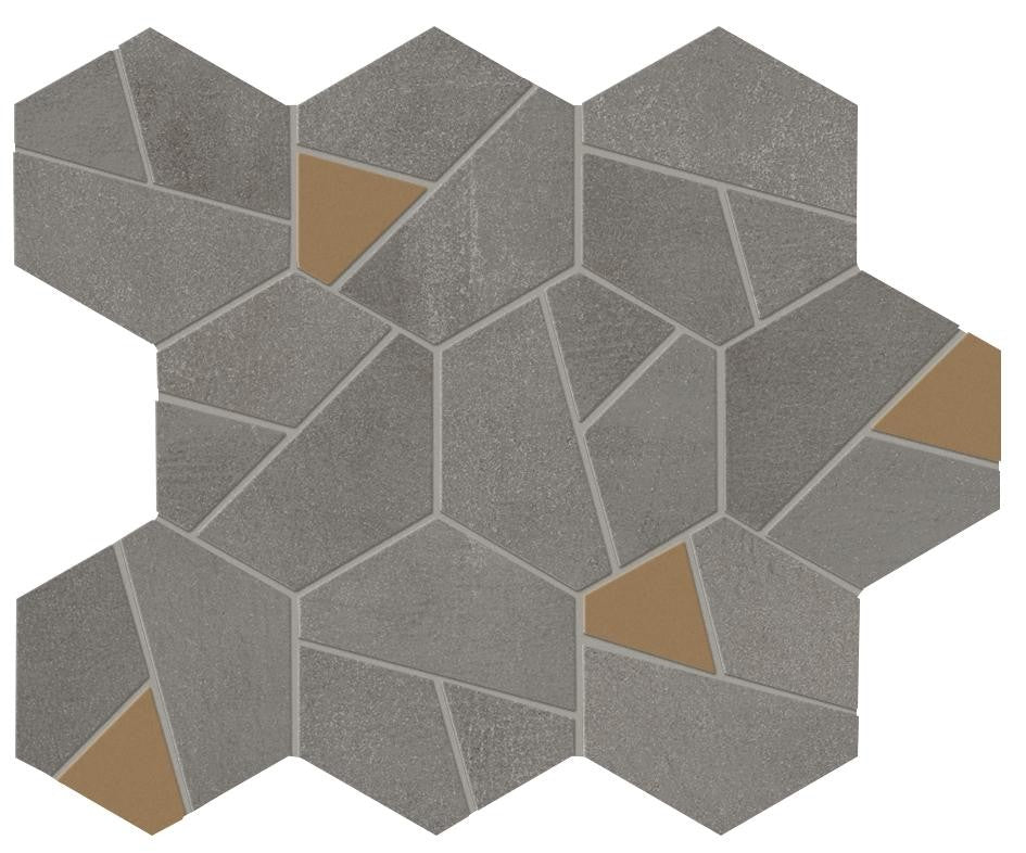 Boost Smoke Mosaico Hex Yellow 25x28,5 - Gres Porcellanato di Atlas Concorde - Prezzo solo €119! Compra ora su CEGO CERAMICHE