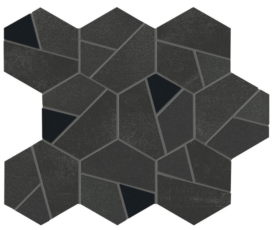 Boost Tarmac Mosaico Hex Black 25x28,5 - Gres Porcellanato di Atlas Concorde - Prezzo solo €119! Compra ora su CEGO CERAMICHE