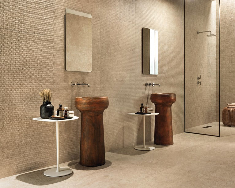 Lims 3D Wallpaper Beige 40x80 - Pasta Bianca di Atlas Concorde - Prezzo solo €47.06! Compra ora su CEGO CERAMICHE