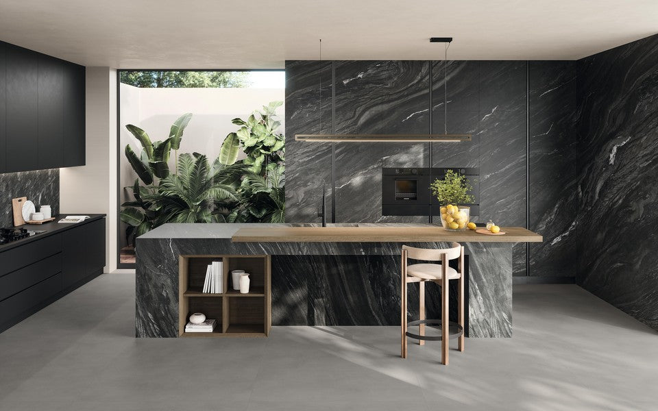 Marvel Diva Black Tempest 120x278 - 6mm Silk - Gres Porcellanato di Atlas Concorde - Prezzo solo €188.46! Compra ora su CEGO CERAMICHE