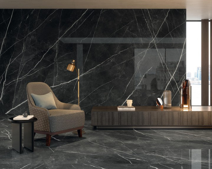 Marvel Gala Calacatta Black 120x120 Lapp. - Gres Porcellanato di Atlas Concorde - Prezzo solo €171.29! Compra ora su CEGO CERAMICHE