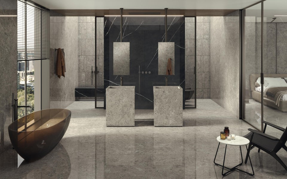 Marvel Meraviglia Grigio Elegante 120x120 Lapp. - Gres Porcellanato di Atlas Concorde - Prezzo solo €171! Compra ora su CEGO CERAMICHE