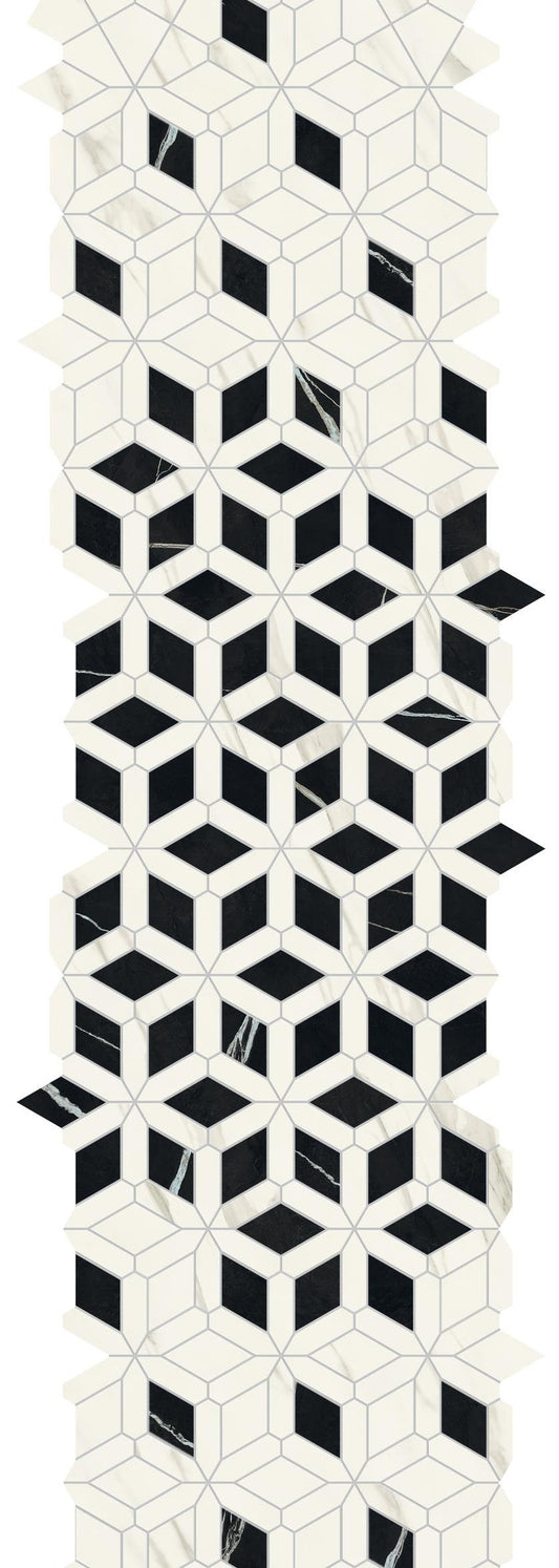 Marvel Meraviglia Calacatta Meraviglia Diamond Lapp. 46,6x284,6 - Gres Porcellanato di Atlas Concorde - Prezzo solo €423! Compra ora su CEGO CERAMICHE