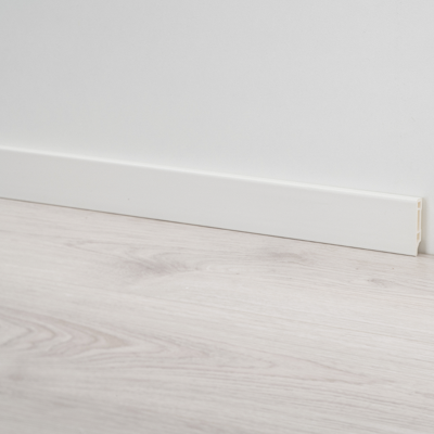 Clap battiscopa PVC squadrato Bianco 45x10x2200 mm - Déco, immagine 1