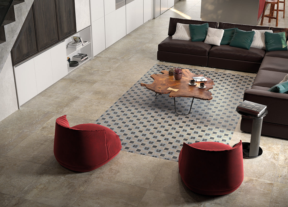 Cementine Tappeto A Color 20x20 Rett - Gres Porcellanato di Castelvetro - Prezzo solo €43.62! Compra ora su CEGO CERAMICHE