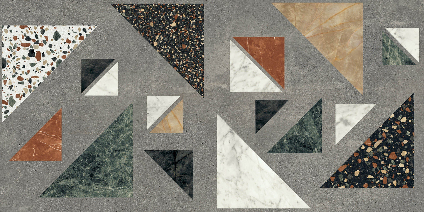 Blend Concrete Grey Combo 60x120 Naturale - Gres Porcellanato di ABK - Prezzo solo €49.90! Compra ora su CEGO CERAMICHE