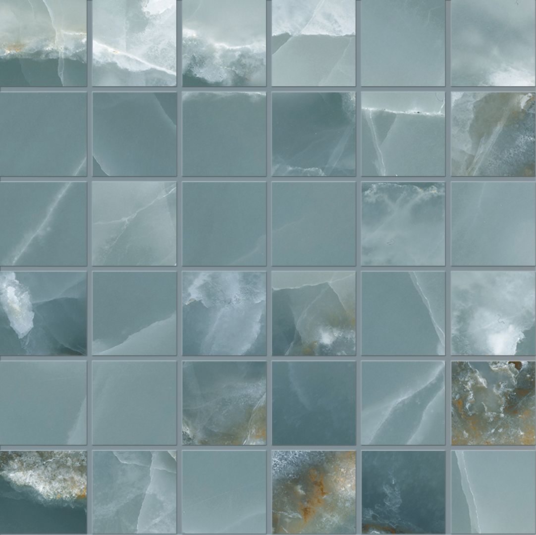 Emilceramica Tele di Marmo Onyx Green Silktech Mosaico 5x5 EKYV | Miglior prezzo nel 2025 su Cego Ceramiche
