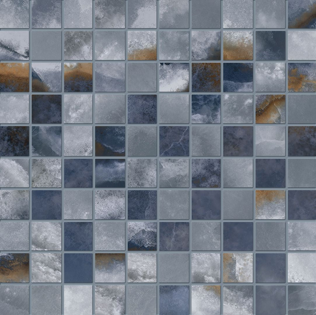 Emilceramica Tele di Marmo Onyx Blue Full Lappato Mosaico 3x3 EKZF | Miglior prezzo nel 2025 su Cego Ceramiche