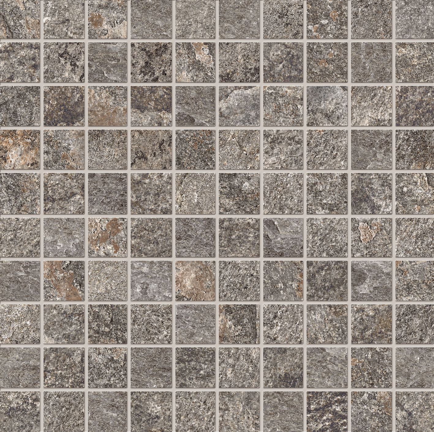 Ergon Oros Stone Anthracite Mosaico 3x3 Nat EL1N | Miglior prezzo nel 2025 su Cego Ceramiche