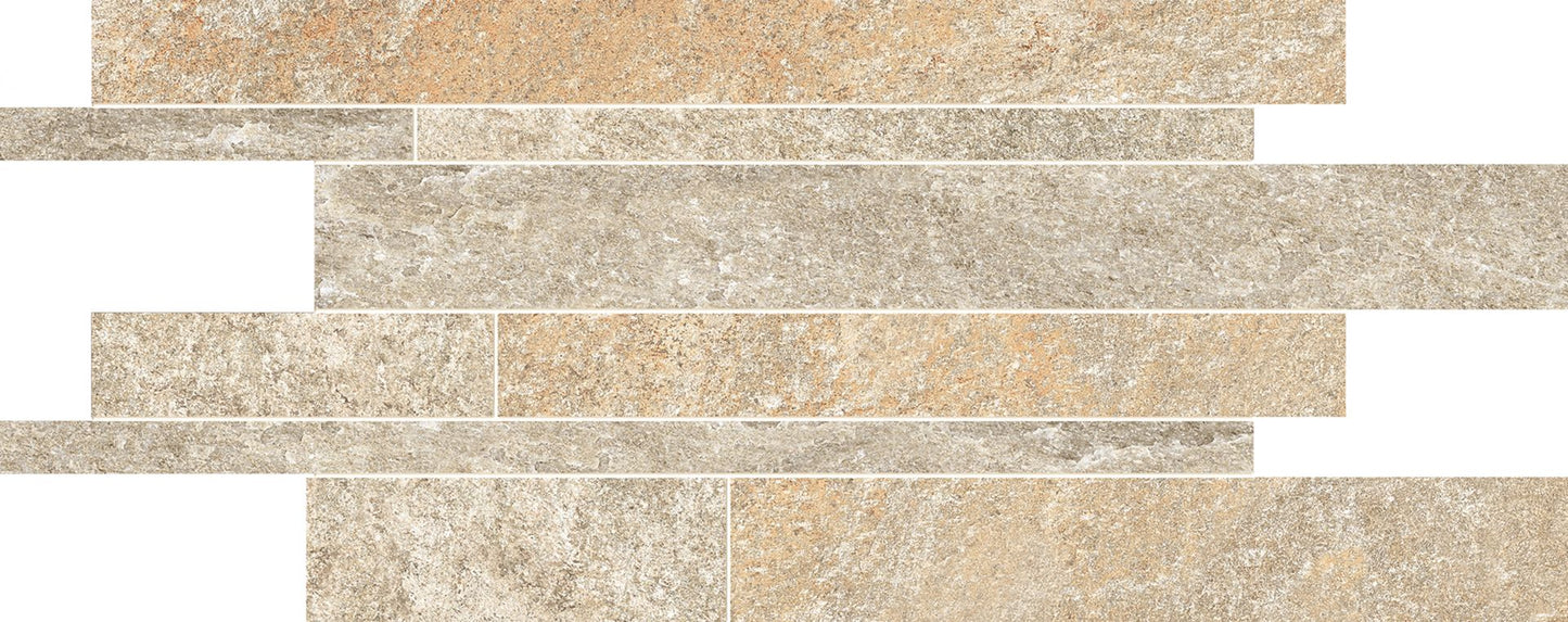 Ergon Oros Stone Sand Listelli Sfalsati Nat EL1R | Miglior prezzo nel 2025 su Cego Ceramiche