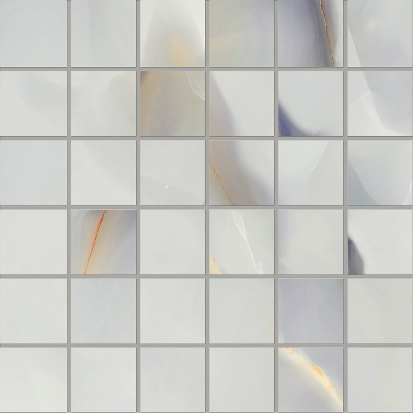Emilceramica Tele di Marmo Pure Onyx Turchese Mosaico 5x5 Full Lappato EMQS | Miglior prezzo nel 2025 su Cego Ceramiche