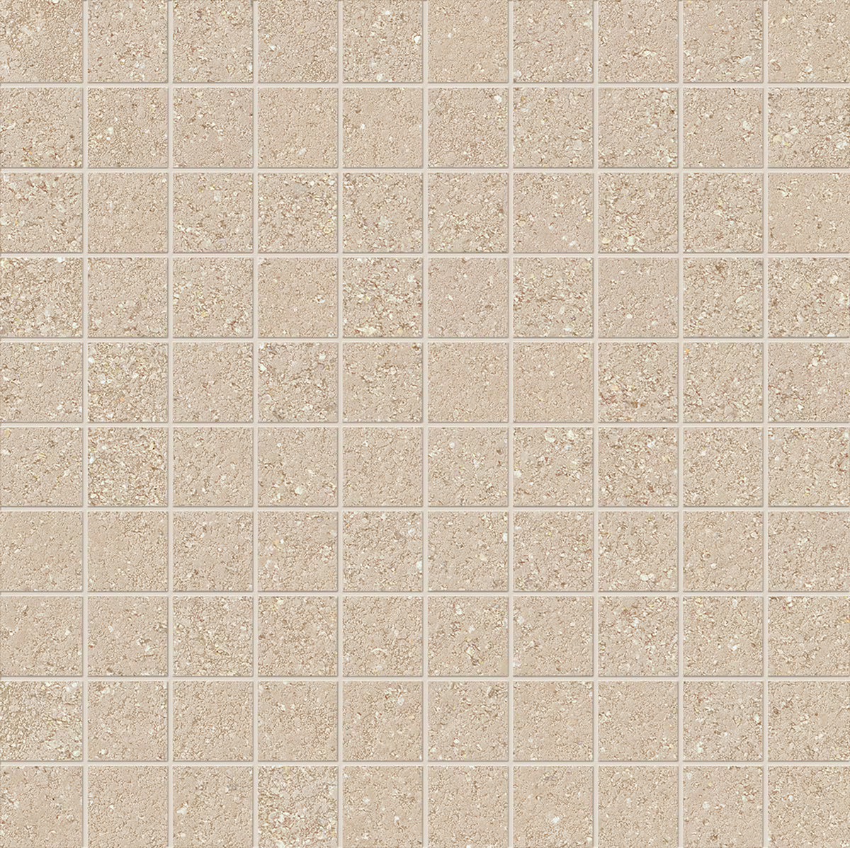 Emilceramica Pietra Essenza Mandorla Mosaico 3x3 Silktech