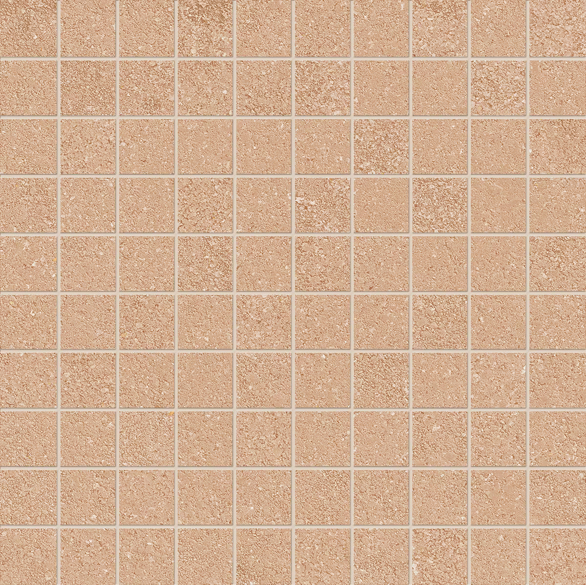 Emilceramica Pietra Essenza Rosso Siena Mosaico 3x3 Silktech