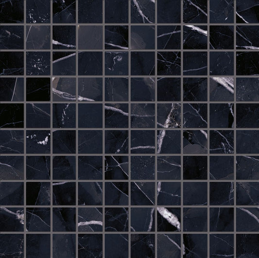 Emilceramica Tele di Marmo Revolution Calacatta Black Mosaico 3x3 Full Lappato EHPE | Miglior prezzo nel 2025 su Cego Ceramiche