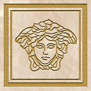 Versace Meteorite Firma Medusa Miele/Oro 9,8x9,8 Lappato