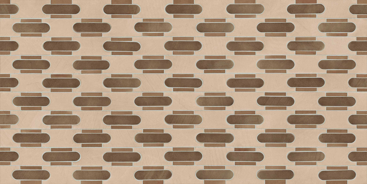 Gardenia&Ariana I Pigmenti Pillole Decorato Naturale 3D Rettificato 8,5mm 60x120